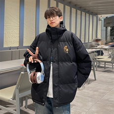 现货抖音得物可供视频三防加厚羽绒连帽棉衣外套面包棉服85559，男装棉衣，电商A486