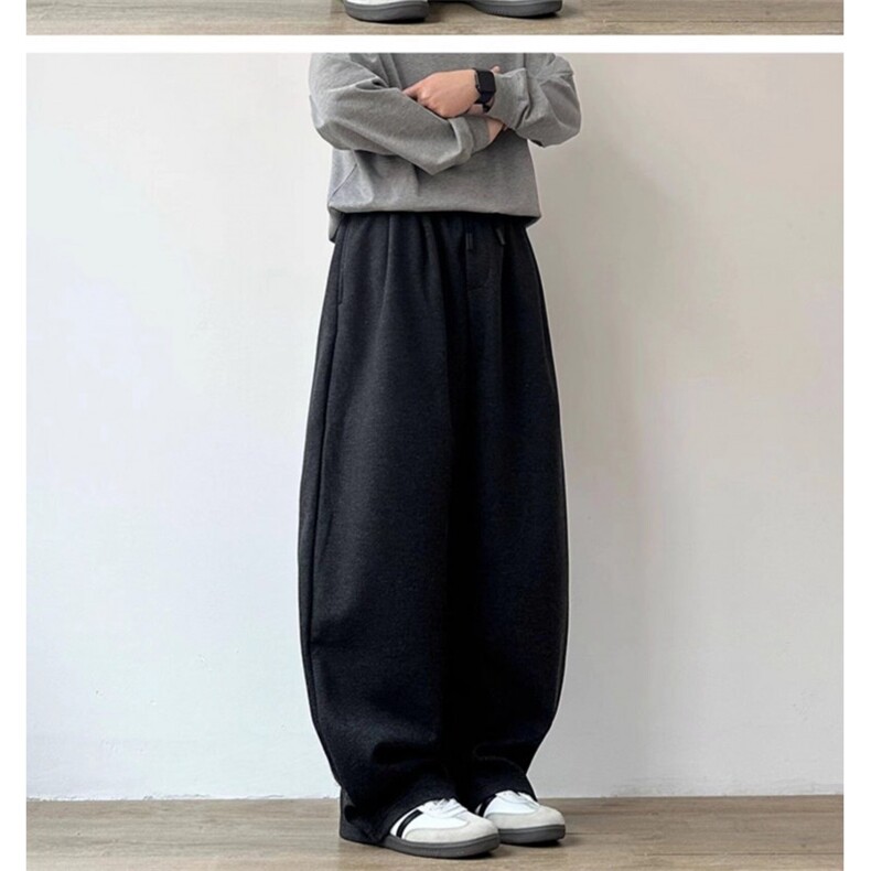 1506-1/KU581/P50新款宽松休闲裤男韩版潮流百搭裤子阔腿拖地长裤,男装休闲裤,星座1506-1