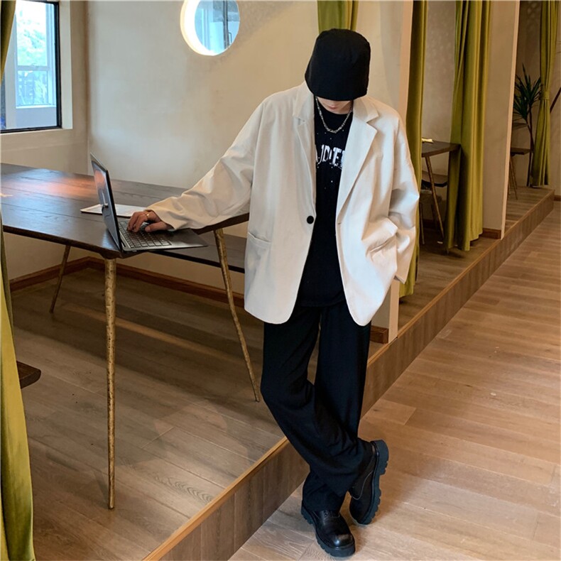 潮流帅气英伦质感休闲西服外套A338-1XF28P70,男装西服,电商D325