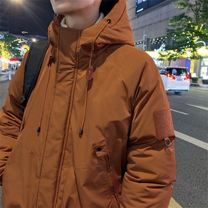 冲锋衣男羽绒棉服冬季轻薄机能风工装外套加厚痞帅棉衣M0785-P120图片