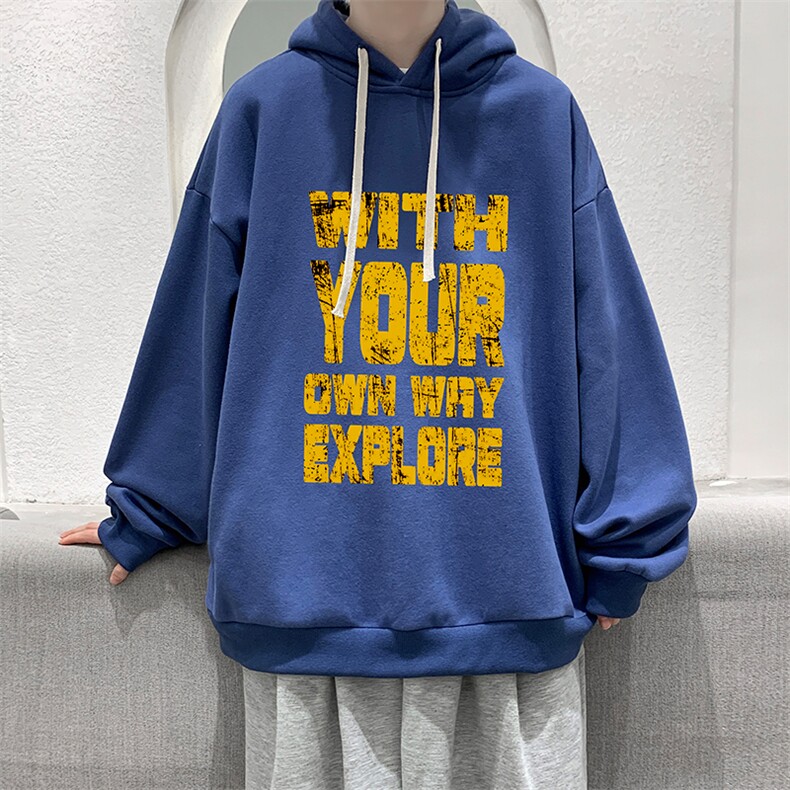 连帽卫衣男大码胖子帽衫大号运动服WY2446-P35,男装卫衣,电商A040