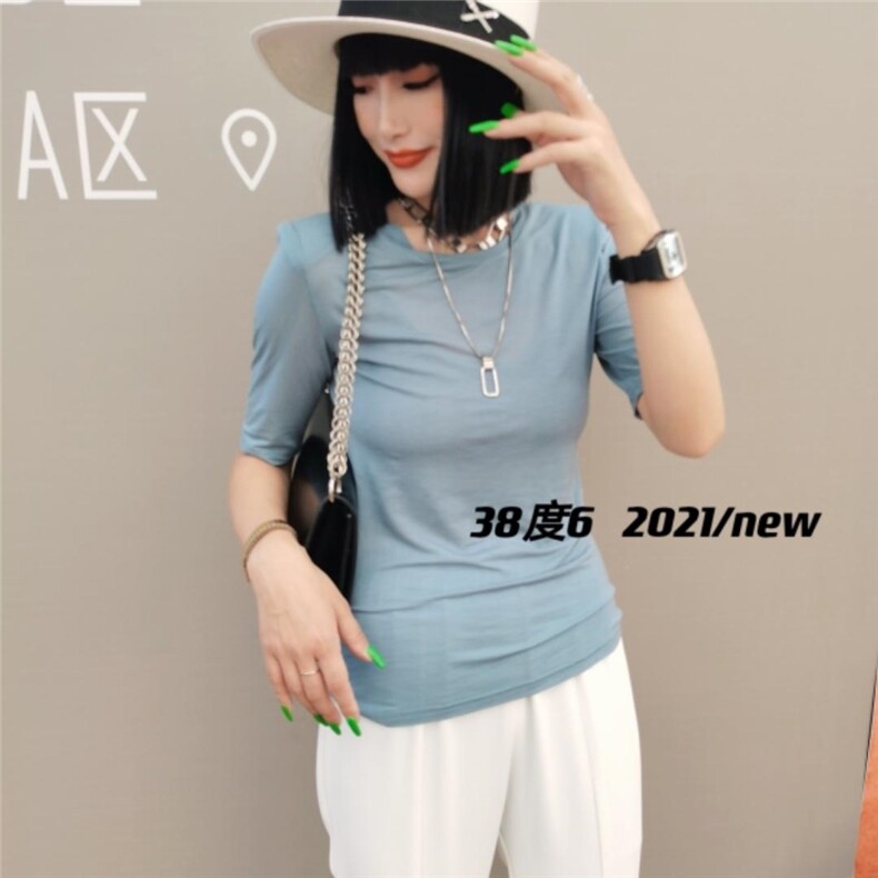 现货【真正跑量百搭T】时尚百搭神器，女装，38度6