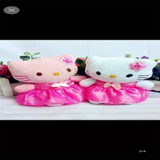 孙闯毛绒玩具 公主裙凯特猫
