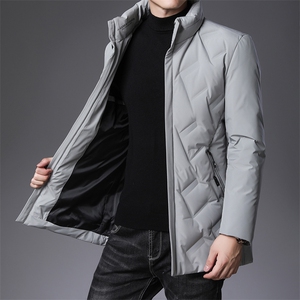 AN9030钱塘2020-3秋冬新款中年男士商务休闲立领羽绒服外套P245图片