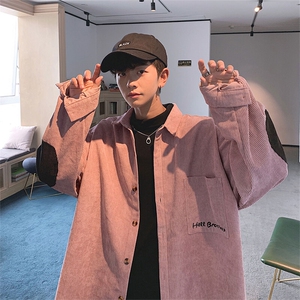 灯芯绒刺绣衬衫 男女同款917-1 C62  P45图片