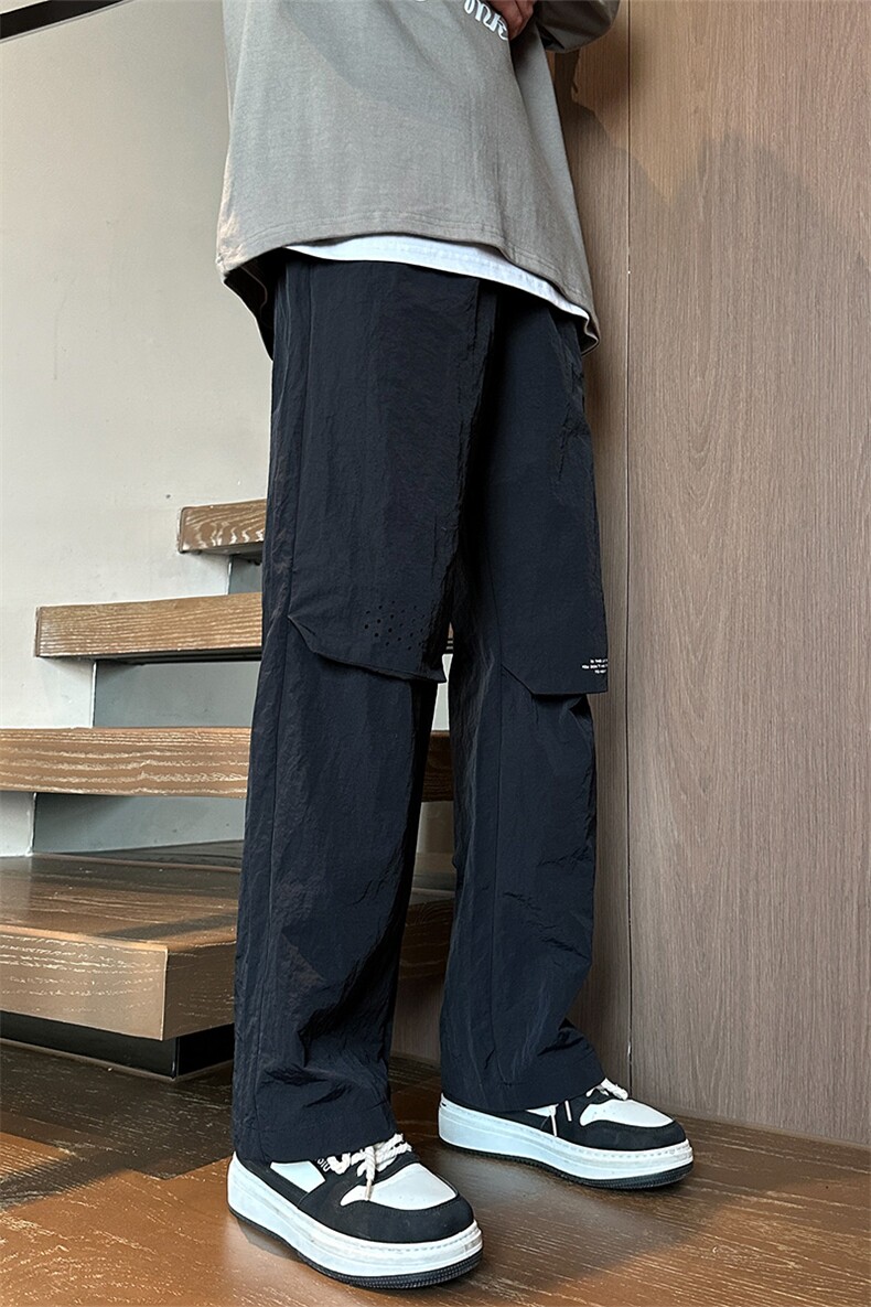 KP813P35春款港风伞兵裤休闲裤宽松运动裤拖地裤束脚裤男,女装休闲裤,星座1204
