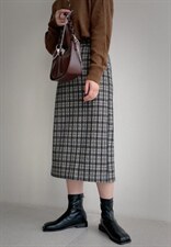 格子半身裙补单，女装半身裙，麦缇诺