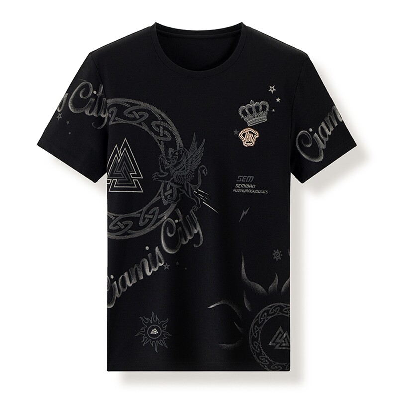 BJ9226夏季男式短袖长裤透气两件套运动休闲圆领修身t恤套装P143，男装休闲套装，电商B360