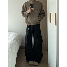 【有货】JK366CC-特P78千鸟格哈灵顿毛呢外套男短款立领夹克，男装夹克，星座1007（原301D）