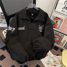 高街夹克外套男士韩版潮流痞子帅气字母2025春季ins上衣W6394-P85，男装夹克，星座412-2