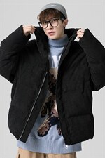 2021冬季新港风无影墙日系大码男灯芯绒休闲衣面包服M7008-P90，男装棉衣，电商A001