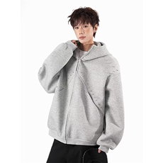 锚定开衫连帽卫衣男A130-P62，男装卫衣，电商D312