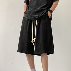 夏篮球冰丝短裤男设计感美式宽松抽绳休闲五分裤XZ514-2-1530-P38，男装牛仔裤，星座514-2(原B239)