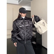 网图美潮珍珠钉菱形格boxy版棉服外套W1925/特P95，男装棉衣，电商B350