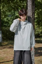 UPF50+有报告凉感轻薄透气宽松大码潮流防晒服DQC657-P48，男装防晒衣，电商B306