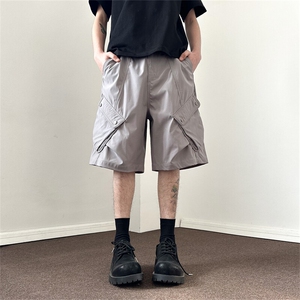 903-WK48-特P55   S-3XL【卡其色   灰色   黑色 】  工装短裤！3图片