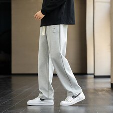 22/秋冬新款港风运动裤潮牌休闲裤潮流男裤直筒裤子男士K3321，男装休闲裤，星座815-2