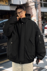 棉服男冬季新款港风宽松连帽棉衣MF9006-P90，男装棉衣，星座214-3