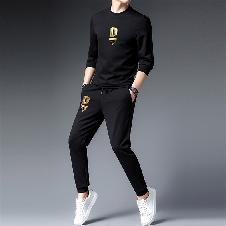 CA9832钱塘2020-2秋冬新款时尚休闲帅气中青年男士套装P145,男装休闲套装,钱塘207-2