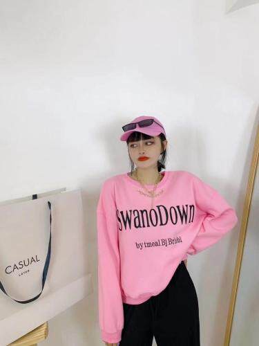 Simple.简希2021款春季欧美风新款字母印花卫衣，女装卫衣/绒衫，simple简希