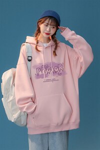 宽松中性港风卫衣男加绒加厚学生外套 X416B-1-WL121-P45 限58图片