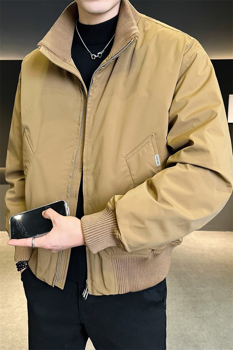 90新标立领羽绒服加厚重工保暖宽松百搭外套YR1111-P259,男装羽绒服,电商D342