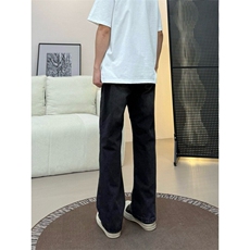 拼接牛仔裤美式高街裤子提档版型微喇直筒裤310A-4-NZ71-P55，男装牛仔裤，星座310A-4