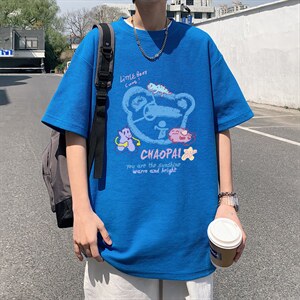 ！点击率6%！2022夏季男士潮牌华夫格短袖T恤半袖TXH219P25图片