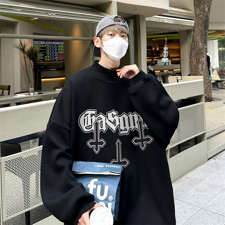 男装加绒加厚高领卫衣打底衫XZ514-2-G51-P48,男装T恤,星座514-2(原B239)