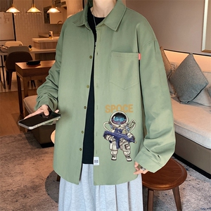 春季长袖衬衫男宽松港风衬衣男外套男CSCS285-P35图片