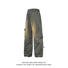 秋冬加厚三防冲锋裤宽松机能工装裤休闲裤男K10027-P38绒45，男装工装外套，电商A099