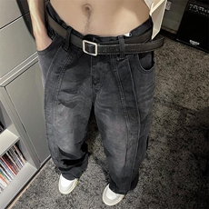 美式高街牛仔裤男女潮牌个性显高休闲裤NK3005/P53，男装牛仔裤，电商D202-1