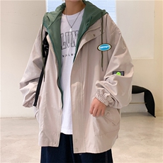 秋冬新品宽松街头运动风棒球服班服连帽夹克外套男装W1571-P55，男装夹克，星座512-2