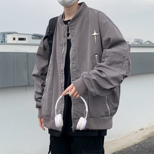 青春流行男春季防水小牛津夹克文艺潮外套J267P65图片