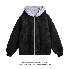 (网图)连帽座山雕PU皮棉衣外套美式潮牌情侣外套313B-PM01-P85，男装棉衣，星座313B