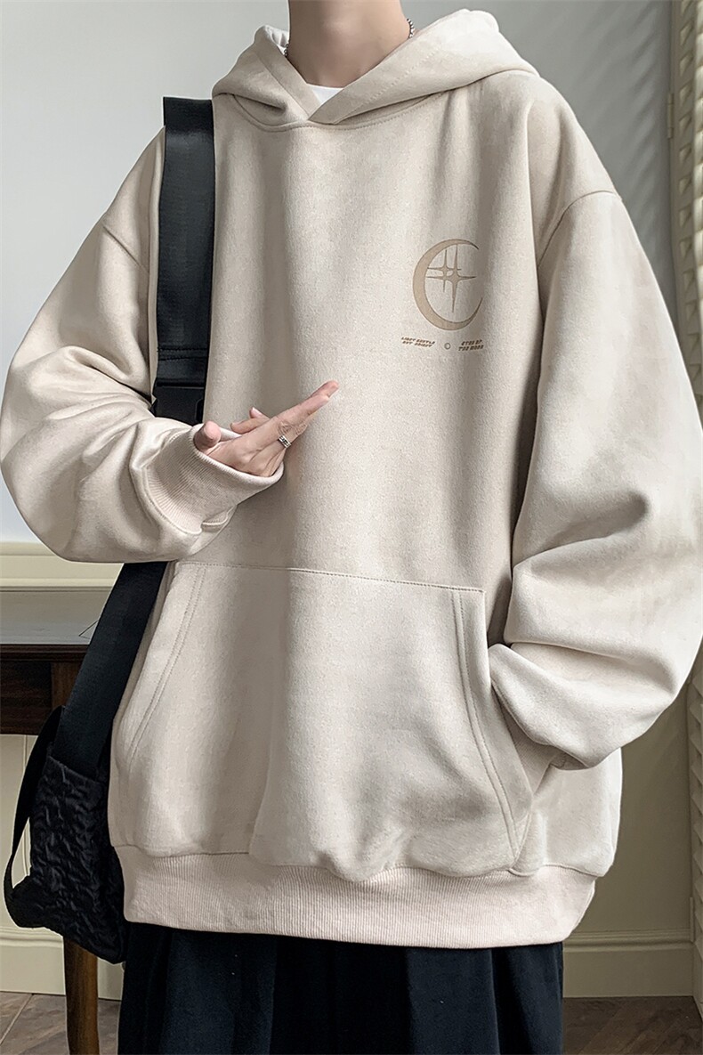 供抖音高品质新品麂皮绒卫衣男港风宽松外套416B-WY663-P58限78,男装卫衣,星座416B-1