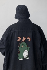 牛仔夹克男大码牛仔外套男茄克NJ77037-P60，男装夹克，电商A040