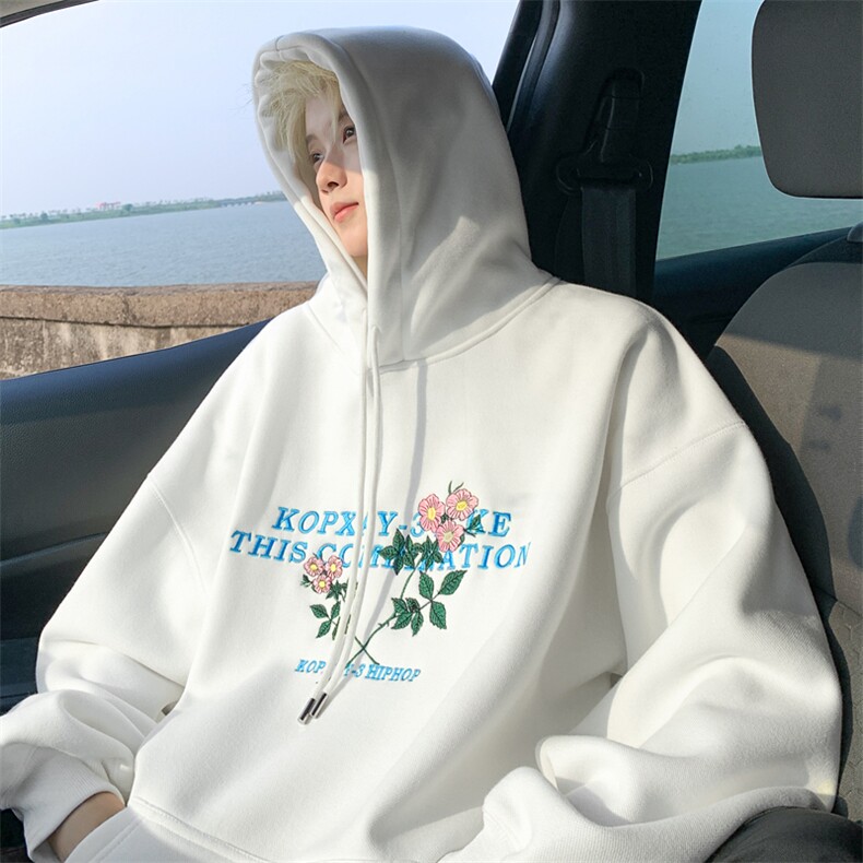 秋冬美式重磅450克连帽卫衣刺绣B208-WY3606-P65控98,男装卫衣,电商B208