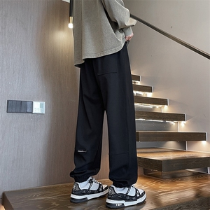 1506/QA1100/P38新款束脚裤子宽松男生休闲裤潮牌运动裤春秋长裤图片