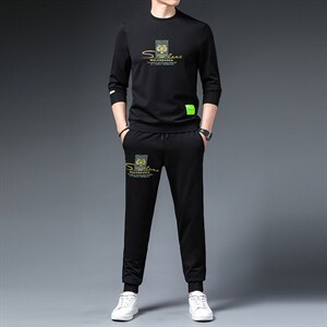 CA9812钱塘2020-2春秋新款时尚休闲帅气中青年男士套装P152,鲨鱼套装怎么搭配好看图片