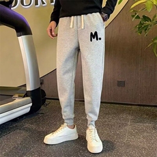春装重磅卫裤男裤子痞帅ins运动裤2025新款春秋季束脚休闲裤百搭，男装休闲裤，星座506A
