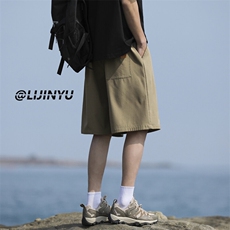 透气清爽夏季冰丝潮牌运动百搭薄款速干五分裤DK509-特批17控39，男装牛仔裤，星座718-1