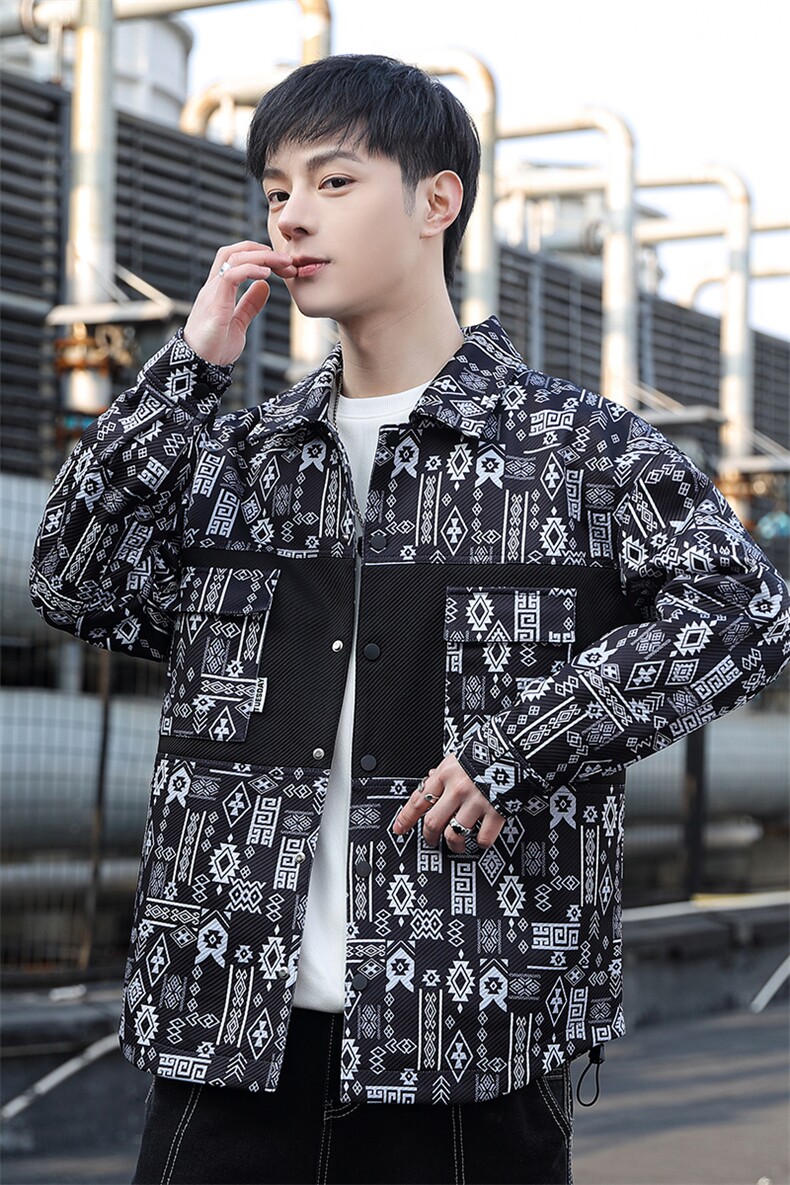 2023-403-2-JK3005-P85抖音精品质款夹克外套翻领印花青少年-,男装夹克,星座1018-1​