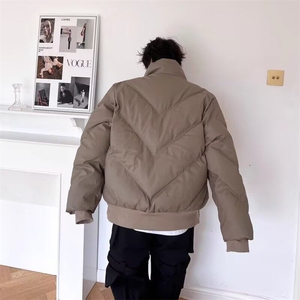 【有货】DF2203-P98冬装美式棉衣男外套加厚保暖皮棉服防风棉袄图片