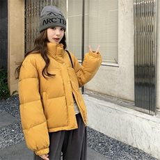 【新款现货】短款韩系黄色羽绒服082-6622P225K328，女装羽绒服，浙宝192（原082）