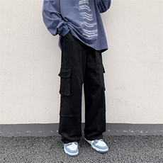 男春季新款港风休闲裤纯棉斜纹工装裤K521P38，男装休闲裤，星座1116-2