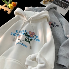 秋冬重磅450克连帽宽松卫衣刺绣男女B208-WY3606-P65控98，男装卫衣，电商B208