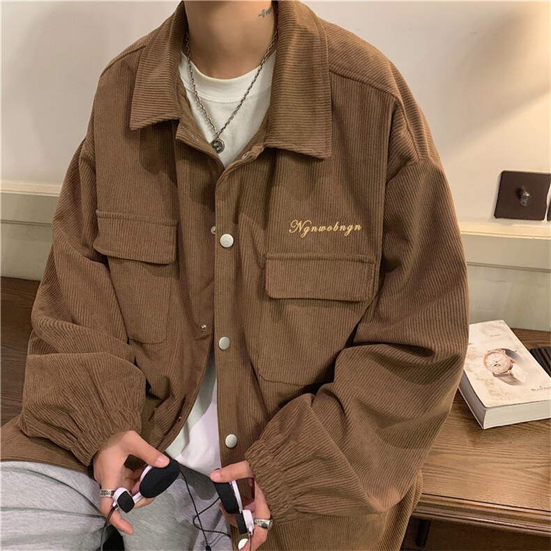 夹克男秋季日系潮牌cityboy宽松衣服工装大码刺绣外套JK06565-P53,男装夹克,星座308B-1