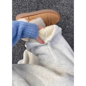 网图东北抗寒零下40度裤子男保暖羊羔绒加绒运动卫裤JRK02-特P60图片