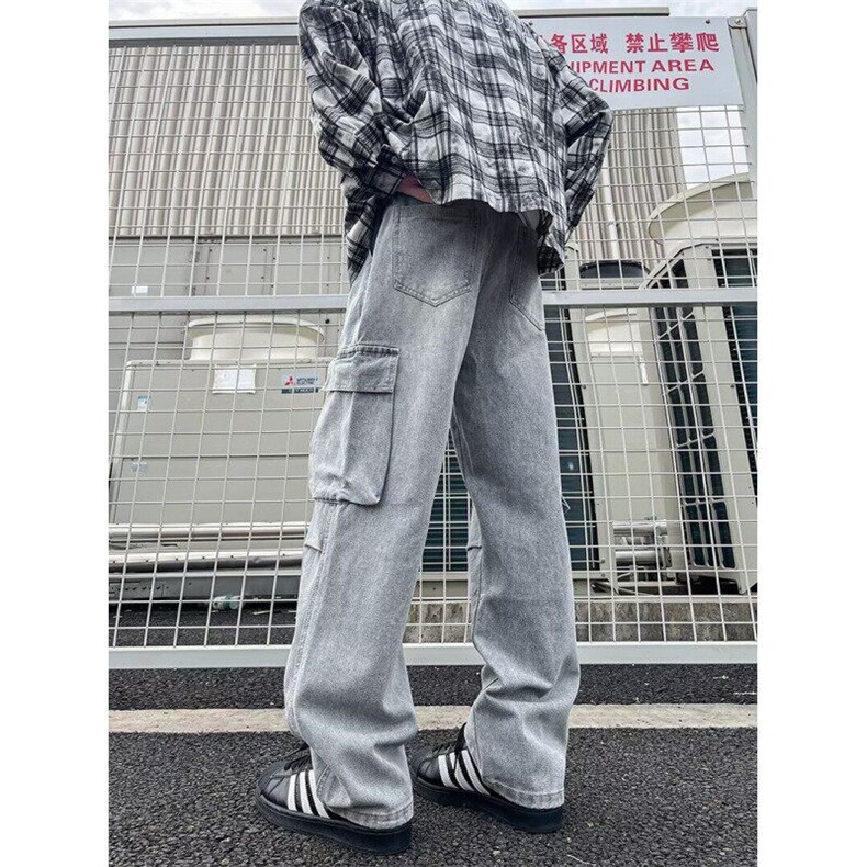 牛仔裤男2025春季新款美式直筒长裤NT1129P55,男装牛仔裤,星座1116-2